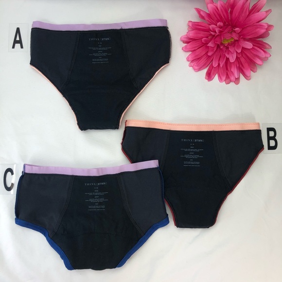 Thinx BTWN 9-10 (A) Brief Period Undie - Picture 5 of 9